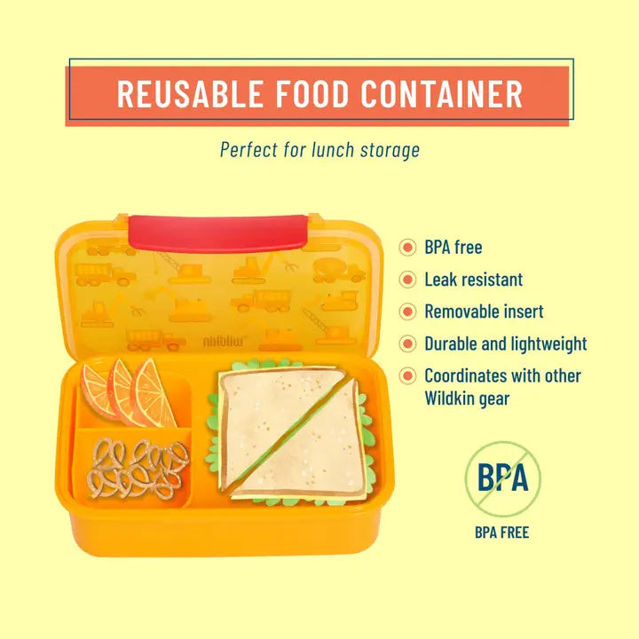 Under Construction Reusable Food Container Bento Box