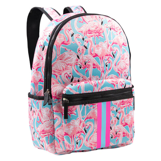 Simply Southern Backpack Neoprene Flamingos