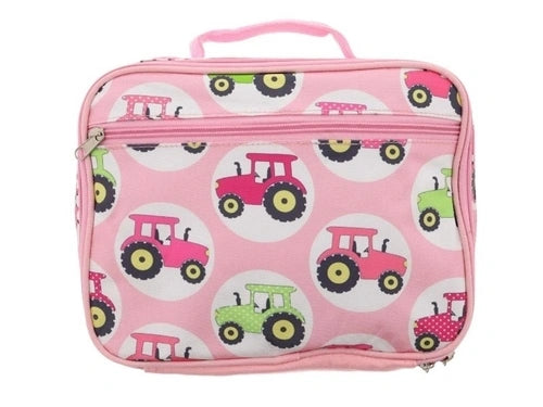 Jane Marie Big Pink Tractor Lunchbox