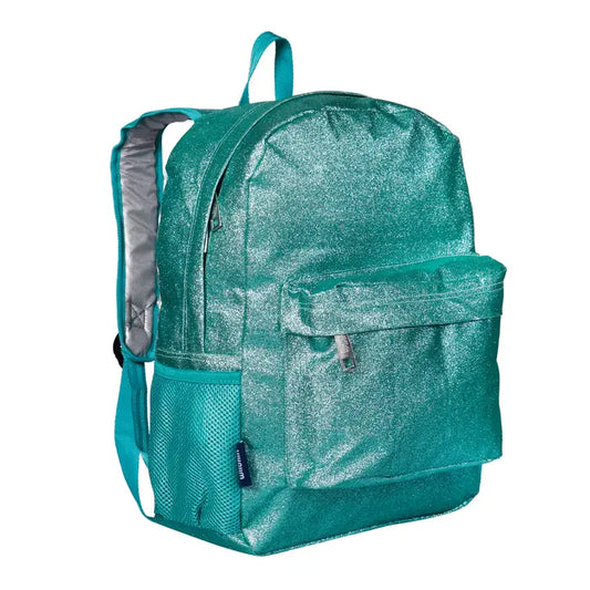 Blue Glitter Backpack - 16 Inch