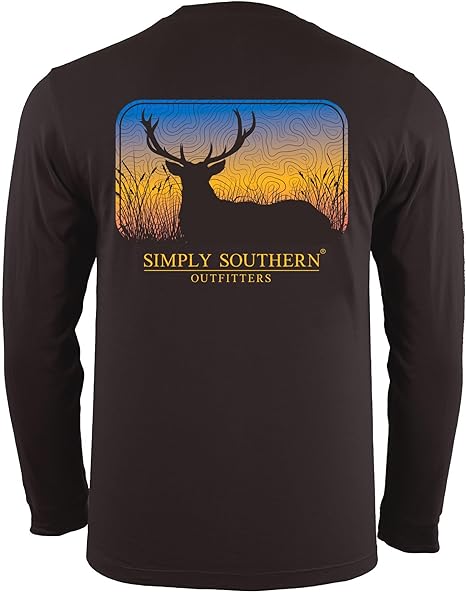 Simply Southern Men's Tee Buck Rock