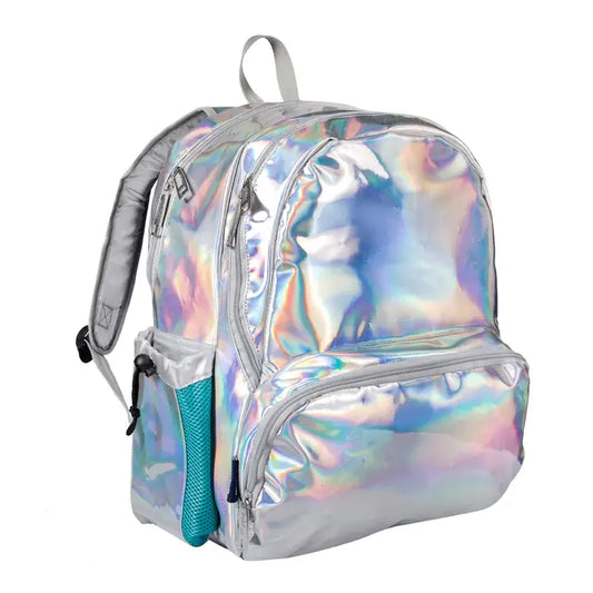 Holographic 17 Inch Backpack