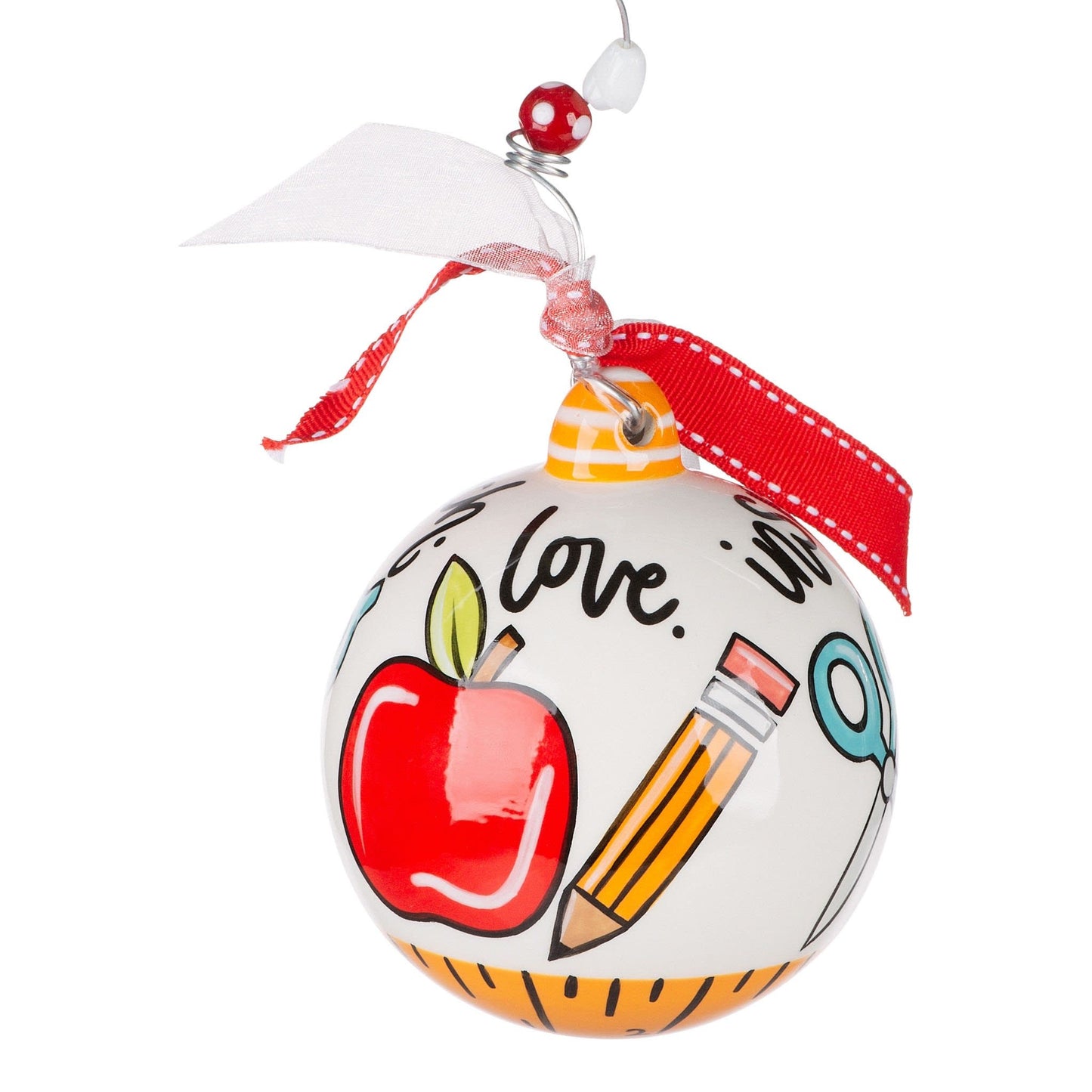 Glory Haus Ornament Teach Love Inspire