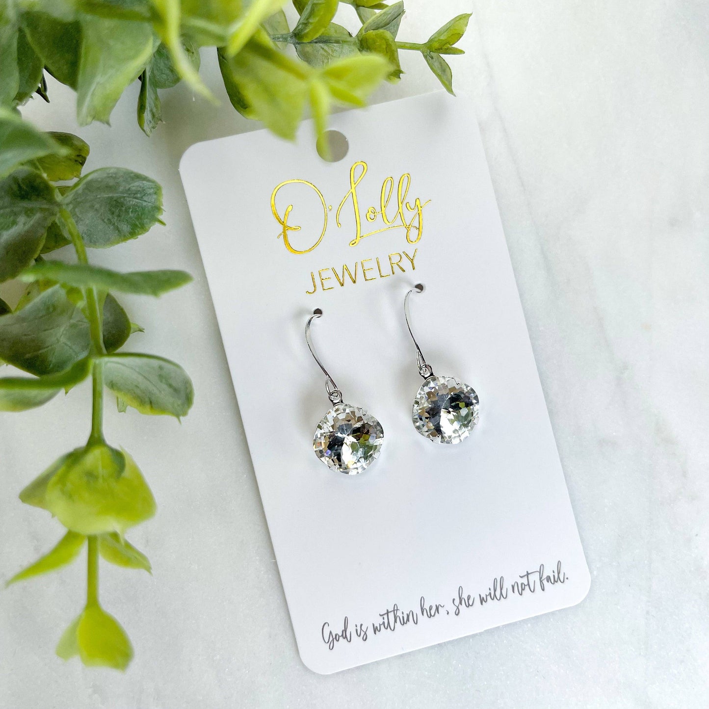 O’Lolly Silver Dangle Earrings