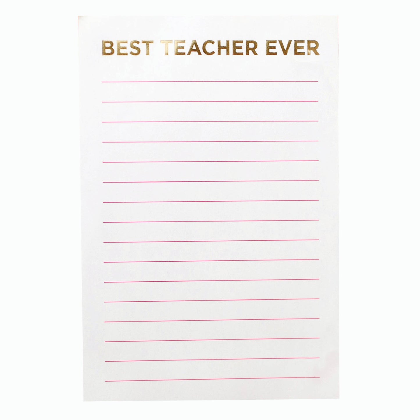 Taylor Elliott Designs Notepad Best Teacher