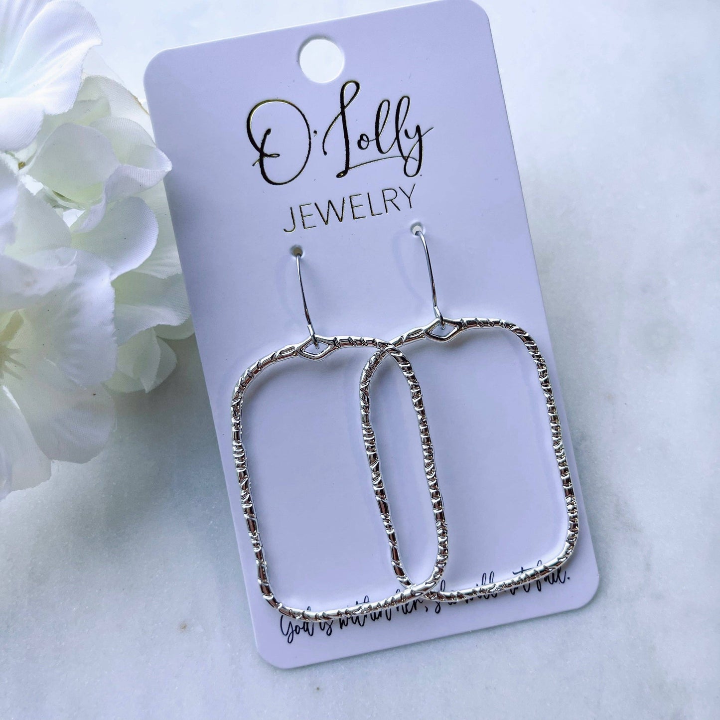 O’Lolly Simple Silver Earrings