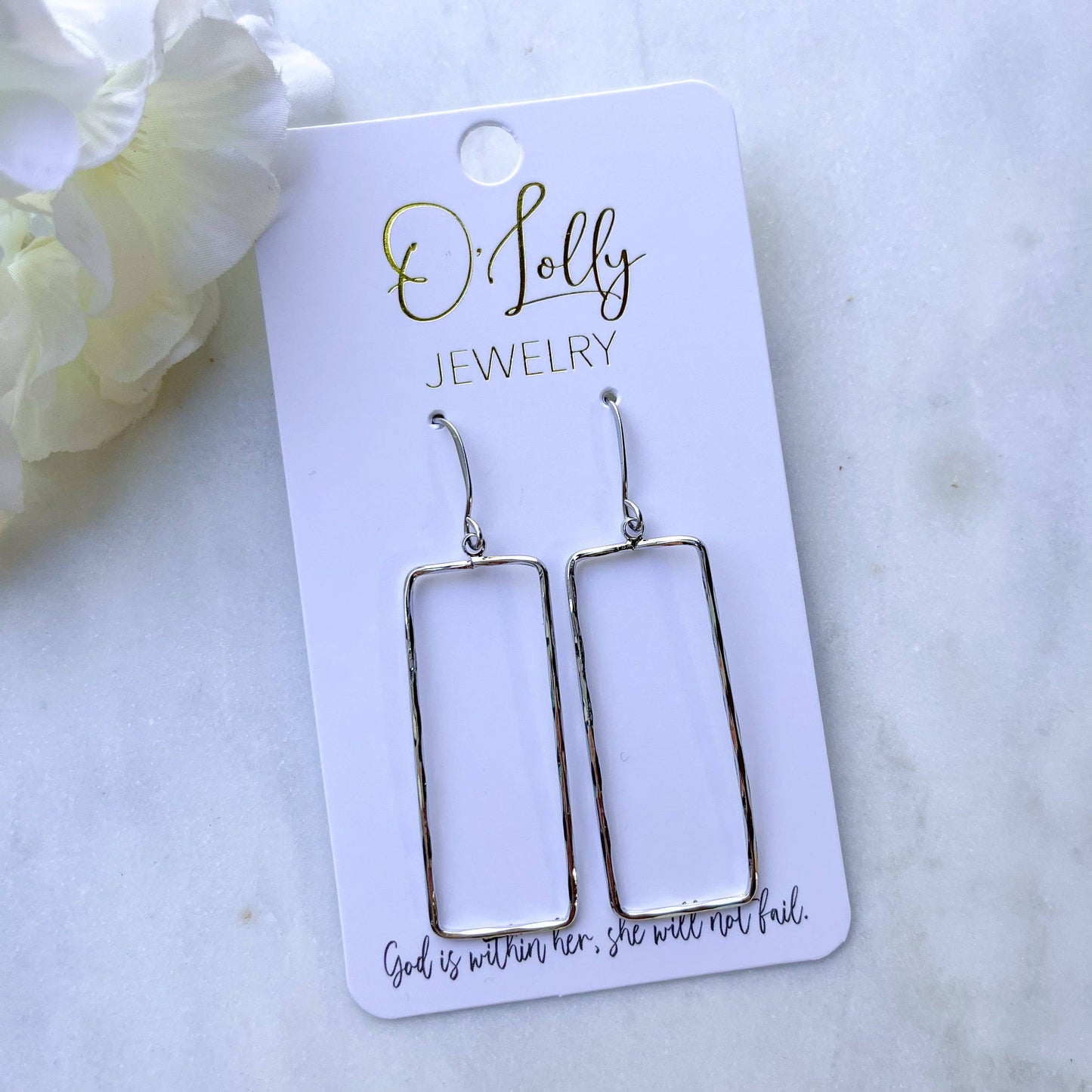 O’Lolly Simple Silver Earrings