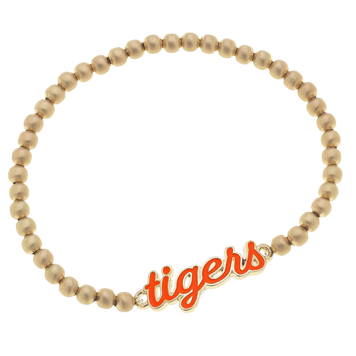 Auburn Tigers Enamel Script Stretch Bracelet