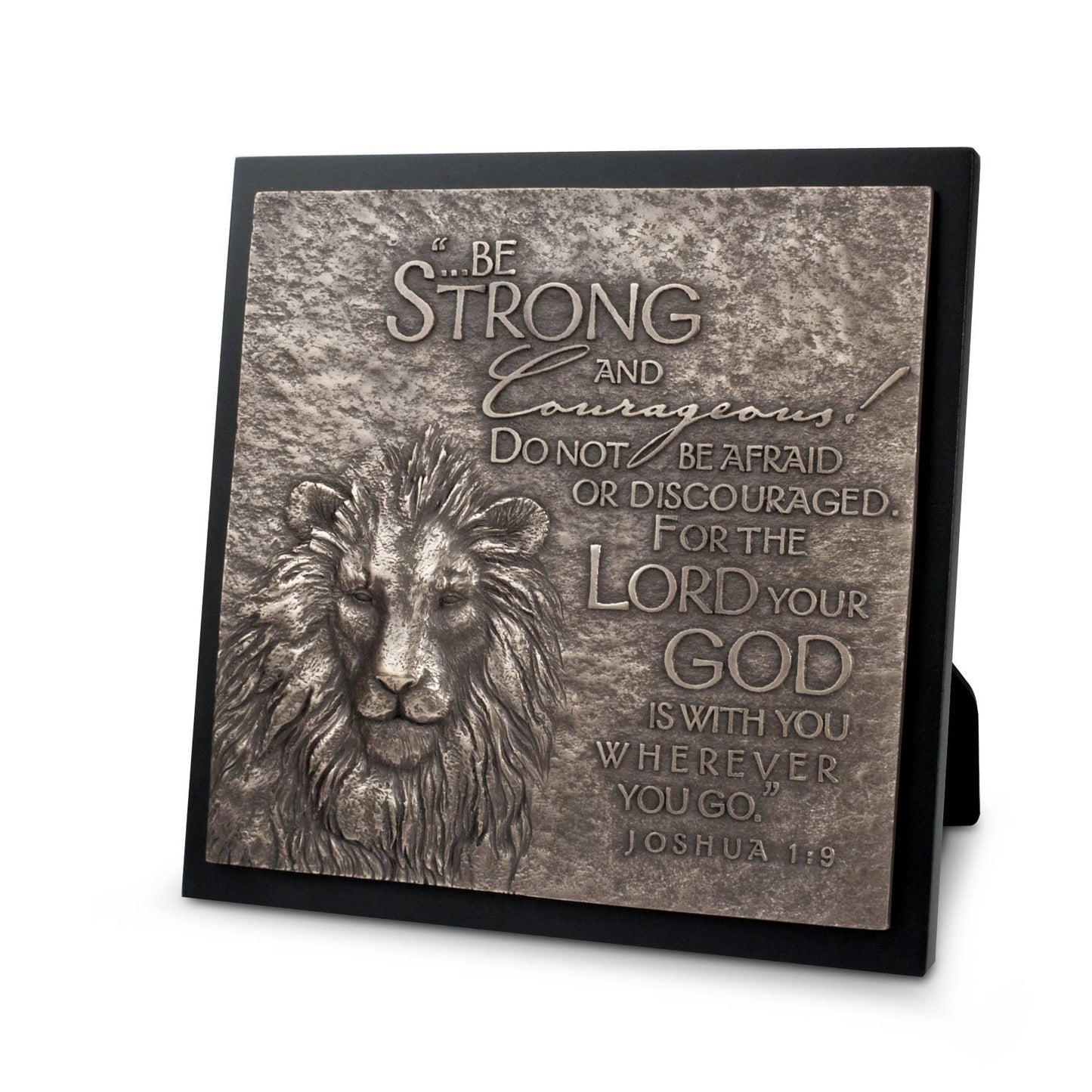 Moments Of Faith Lion Plaque