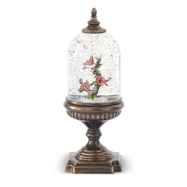 Cardinal LED Snow Globe