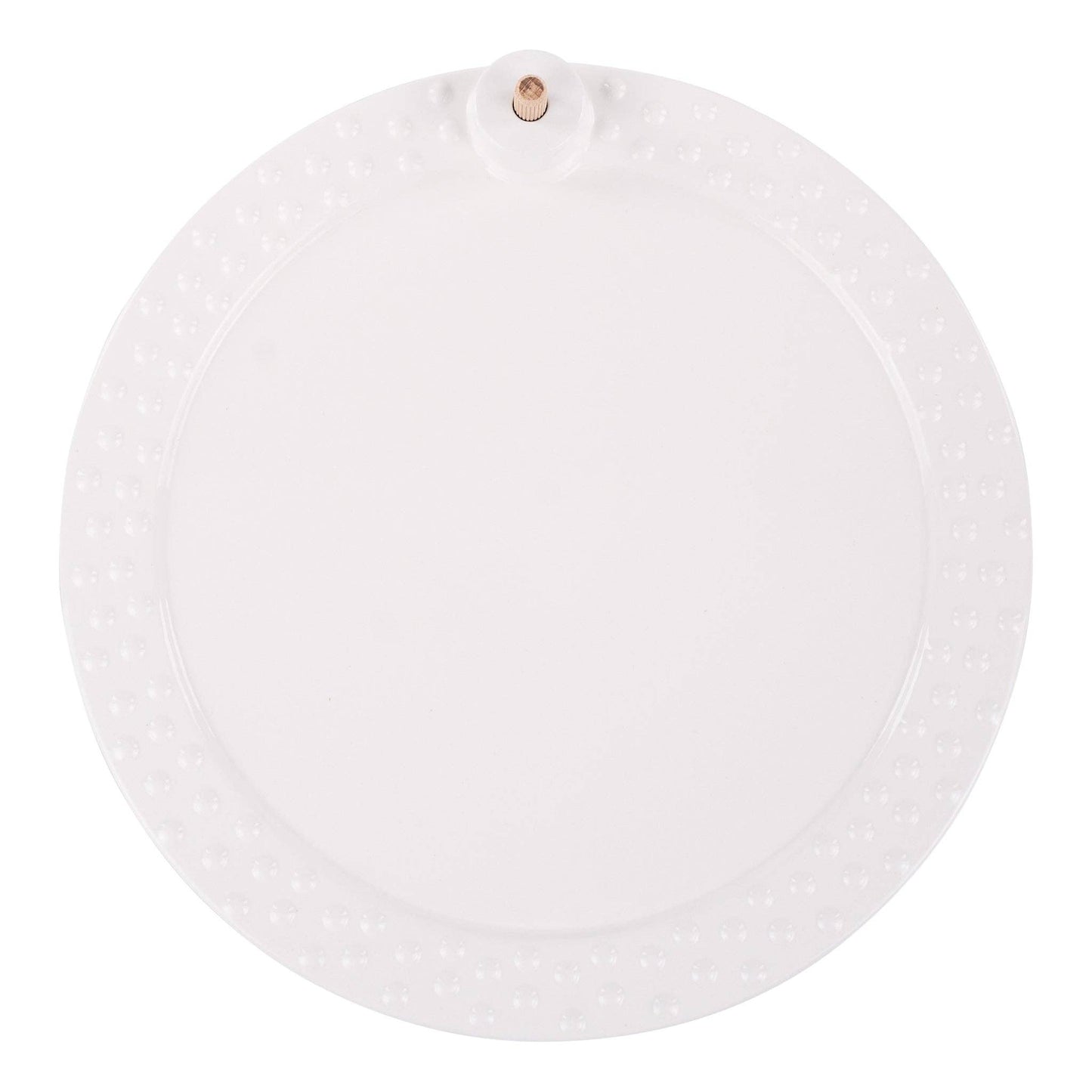 Glory Haus White Round Platter