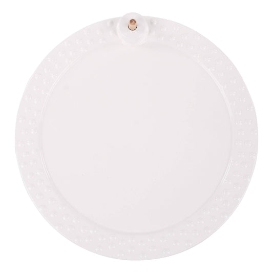 Glory Haus White Round Platter