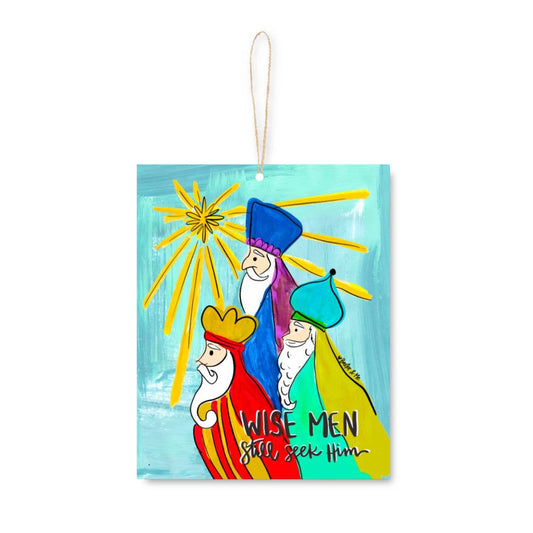 Baxter & Me Ornament Colorful Wise Men Still Seek Him