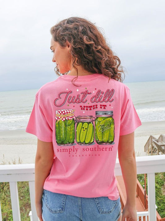 Simply Southern YOUTH Tee Dill