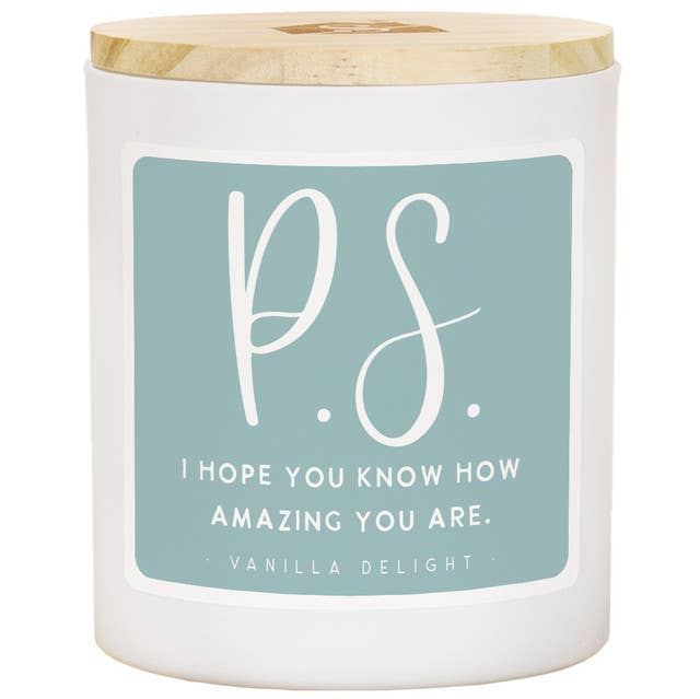 PS Hope You Know Candle Vanilla Delight