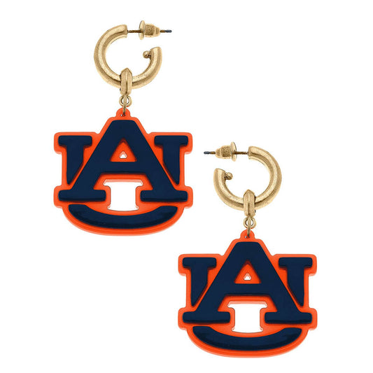 Auburn Tigers Resin Logo Drop Hoop ER