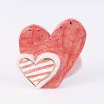 Charcuterie Board Topper Red/White Heart