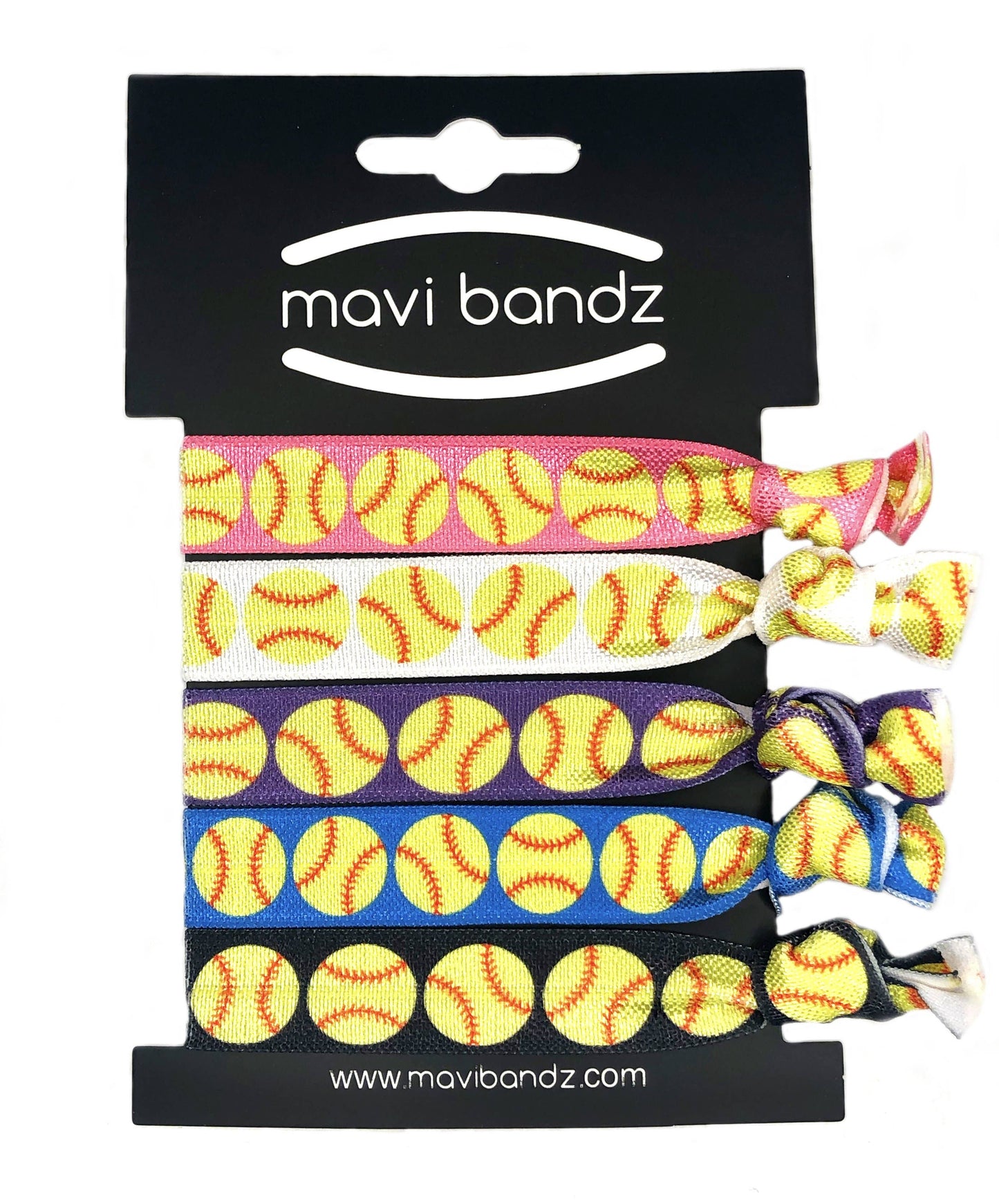 Mavi Bandz Hair Ties Softball