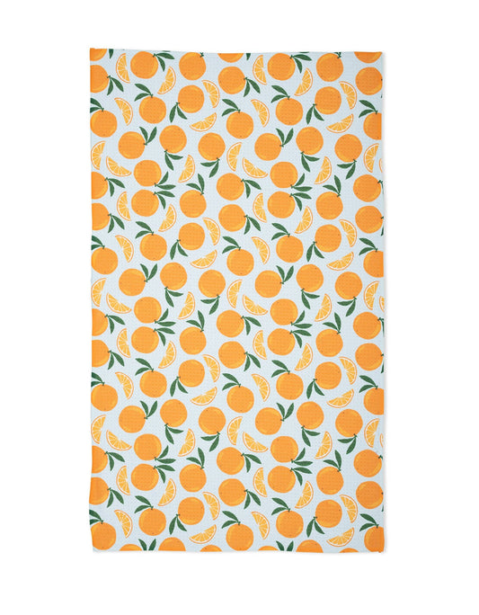 Geometry Tea Towel Sweet Orange