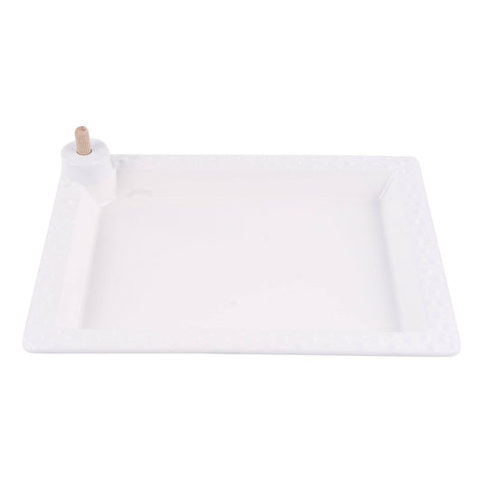 Glory Haus White Rectangular Platter