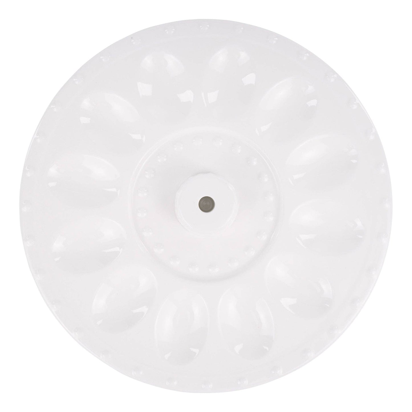 Glory Haus White Egg Plate