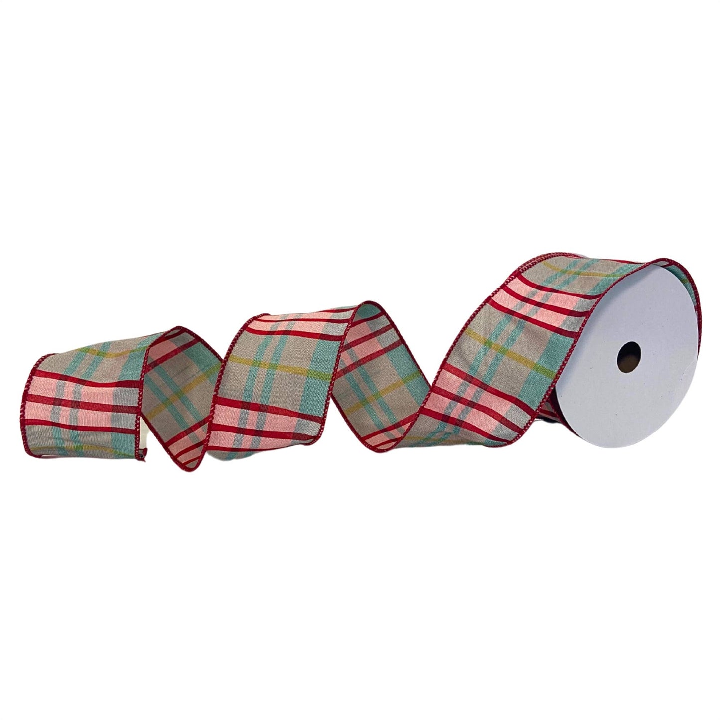 onfectionery Plaid Ribbon 2.5" x 10yd