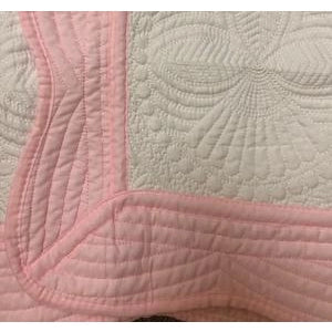 ZsaZsa & LoLLi White Pink Quilt