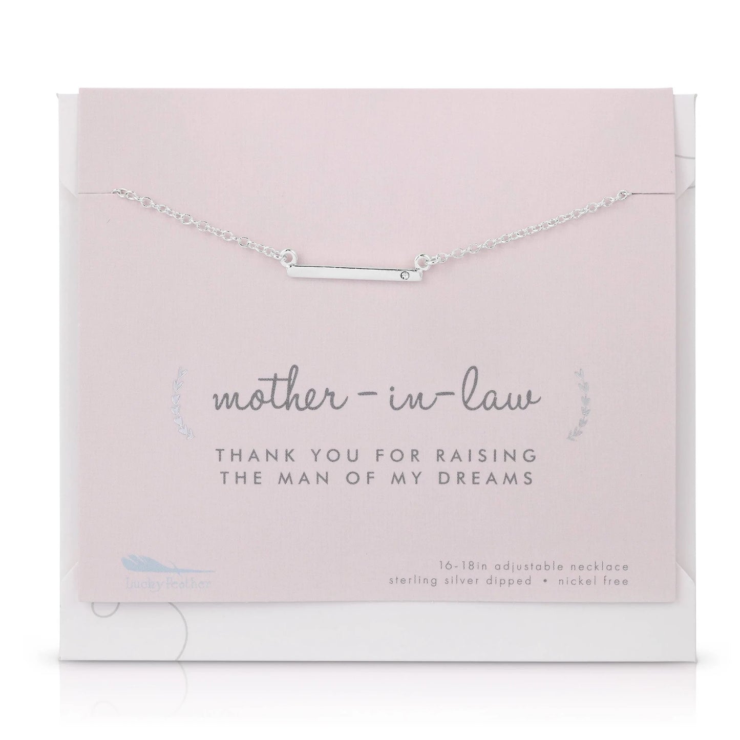 Mother In Law Necklace Silver