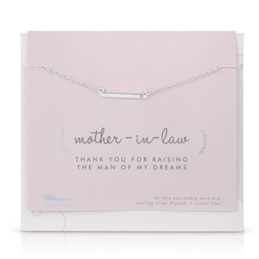 Mother In Law Necklace Silver