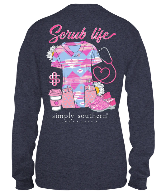 Simply Southern Scrub Denim LS