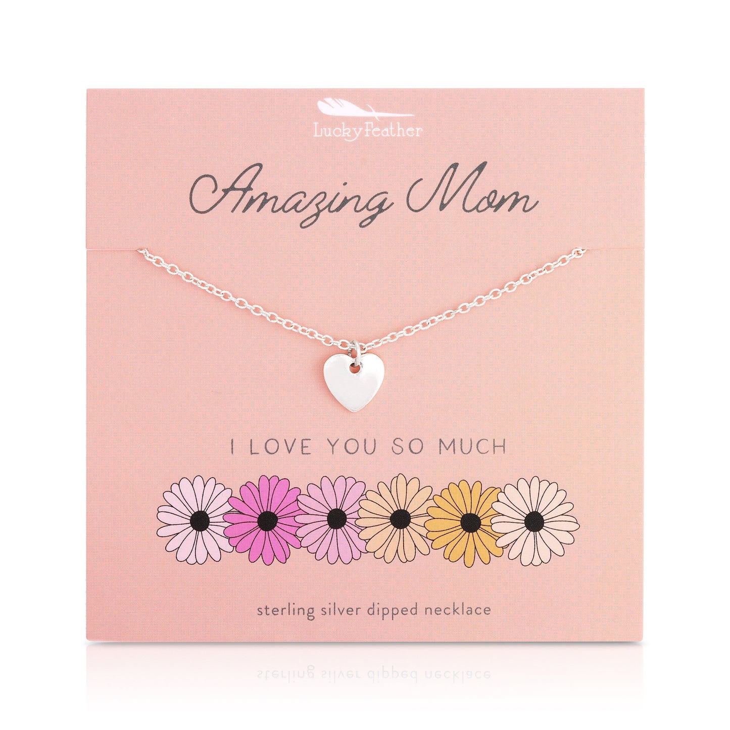 Amazing Mom Necklace Silver