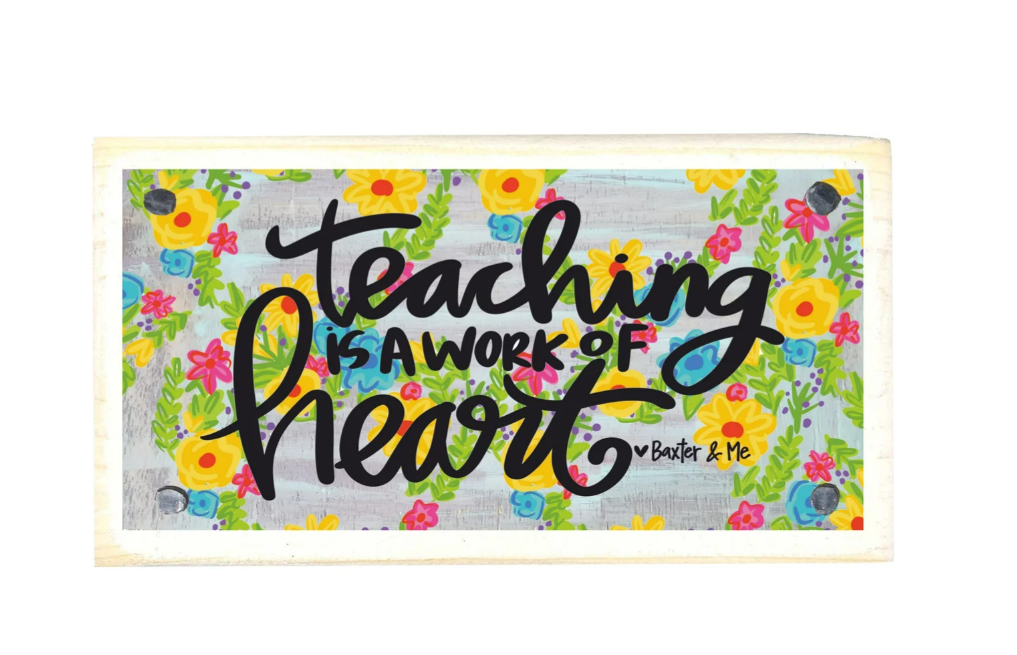 Teaching Work of Heart Happy Block