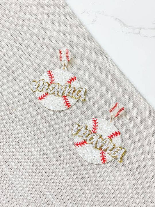 Baseball Mama Earrings