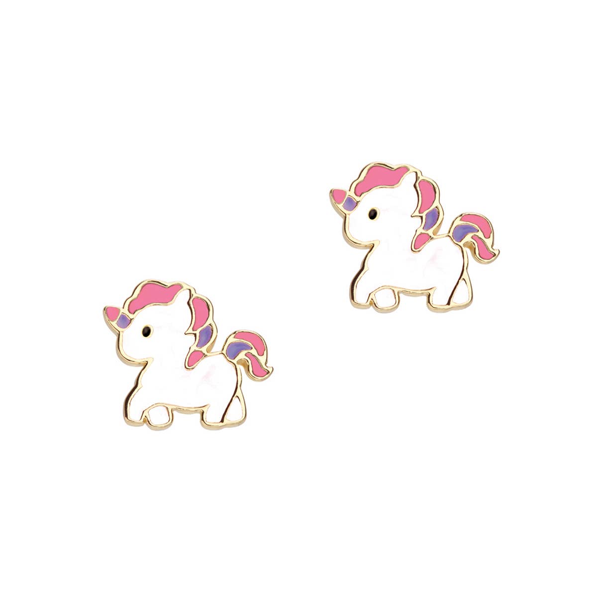 Youth Magical Unicorn Cutie Stud Earrings