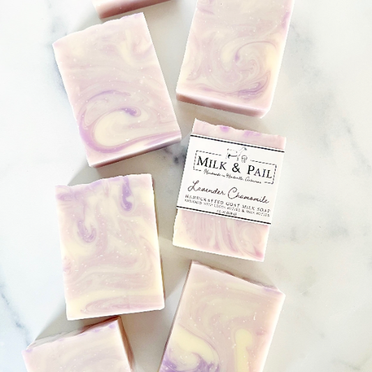 Milk & Pail Goat Milk Soap Bar Lavender Chamomile