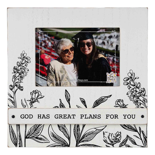 God Has Great Plans Picture Frame