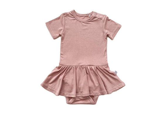 Harp Angel Skirt Bodysuit Dusty Pink