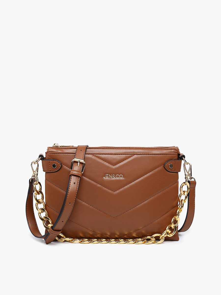 Britt Puffer Crossbody w/ Snaps