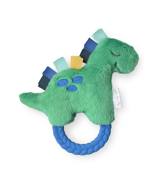 Dino Ritzy Rattle Pal™ Plush Rattle Pal with Teether