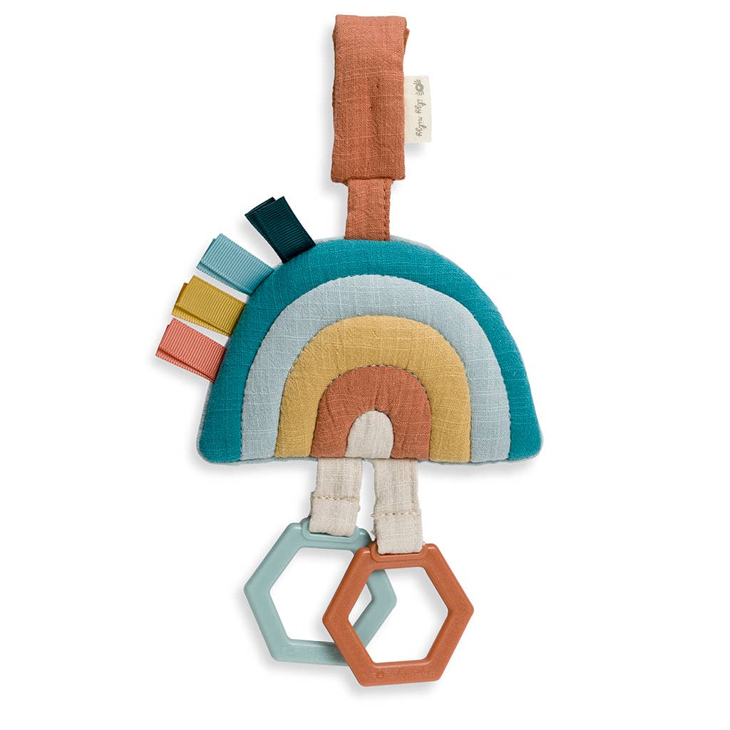 Itzy Ritzy Bitzy Bespoke Ritzy Jingle™ Attachable Travel Toy Rainbow