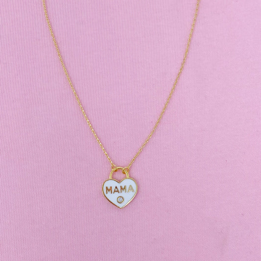 Ellison+Young Necklace Pastel Locket Mama