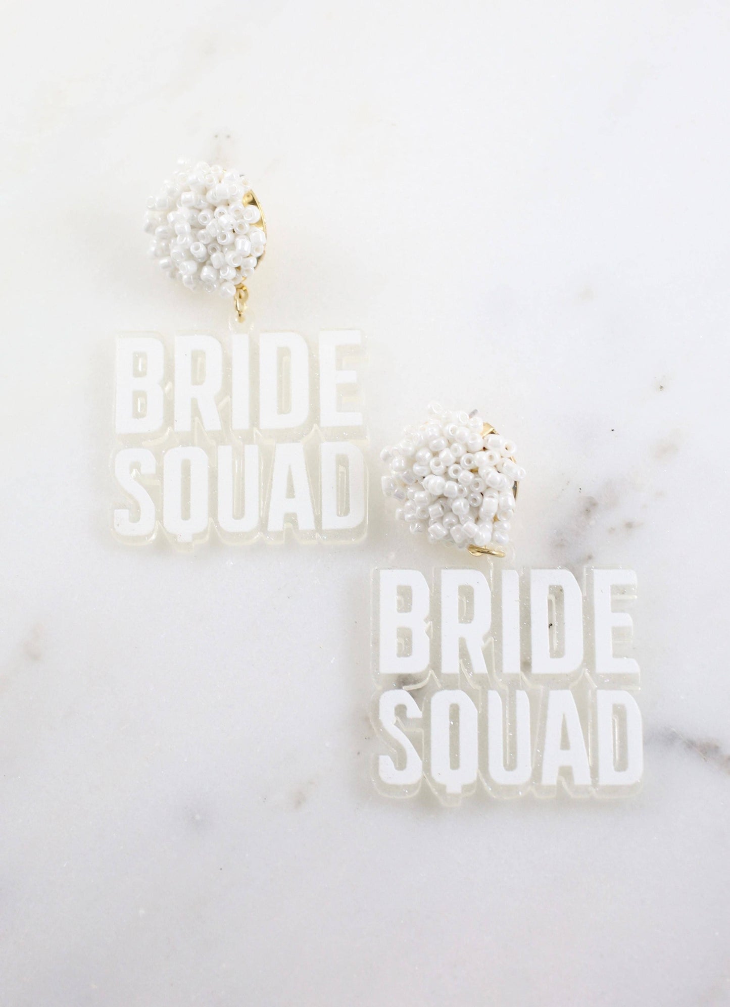 Bride Squad Acrylic Earring