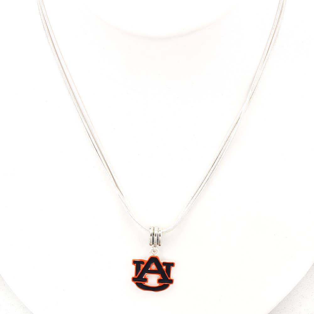 Seasons Jewelry Auburn Enamel Necklace