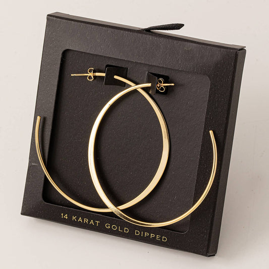 Textured Hoop Earrings