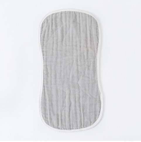 Zsa Zsa & LoLLi Muslin Baby Burp Cloth Gray