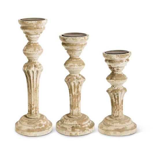 Distressed Candleholder