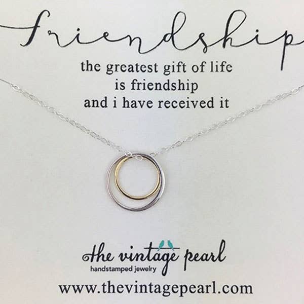 Vintage Pearl Necklace Friendship