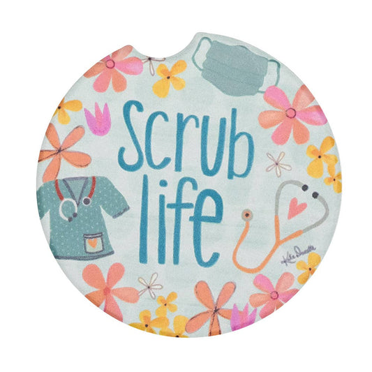 Scrub Life Car Coaster