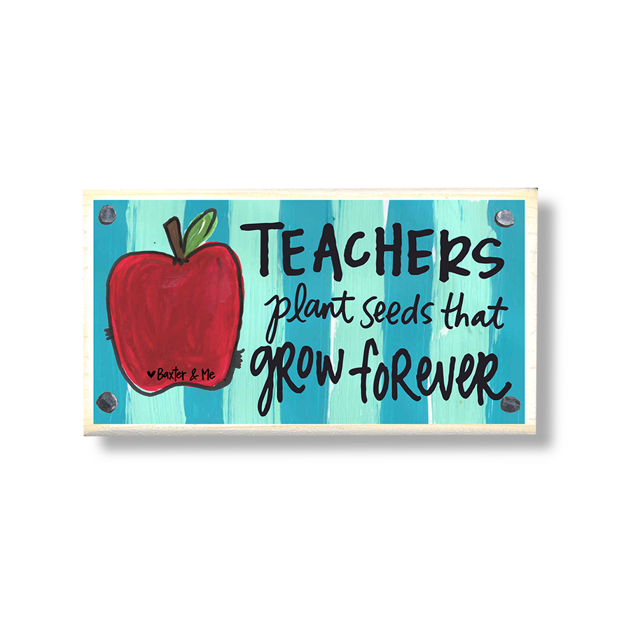 Teachers Plants Seeds Happy Block The Darling Daisy