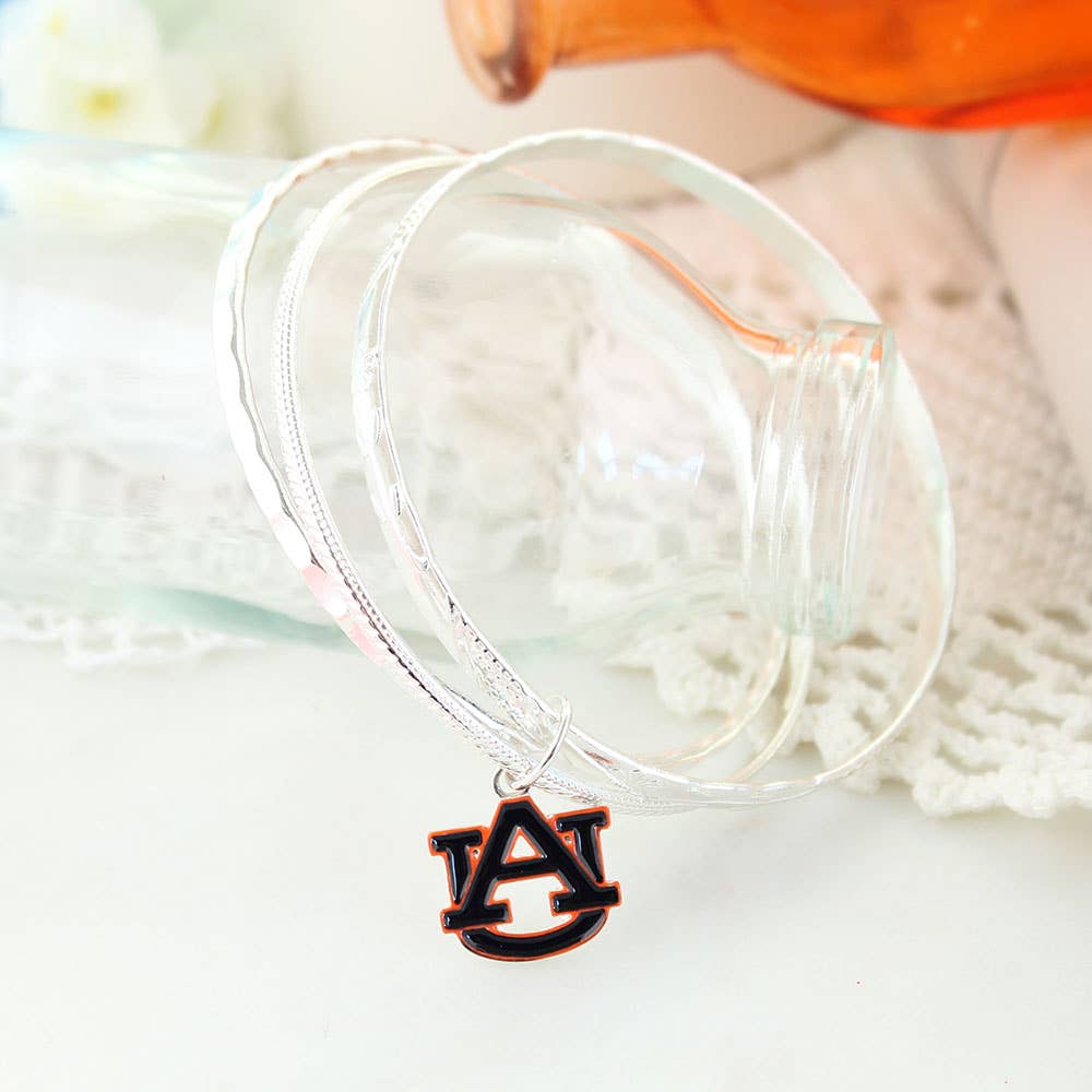 Seasons Jewelry Auburn Bangle Bracelet Enamel Logo